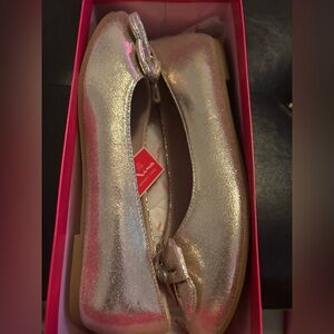 Nina Kids Dress Shoes in Shimmering Gold